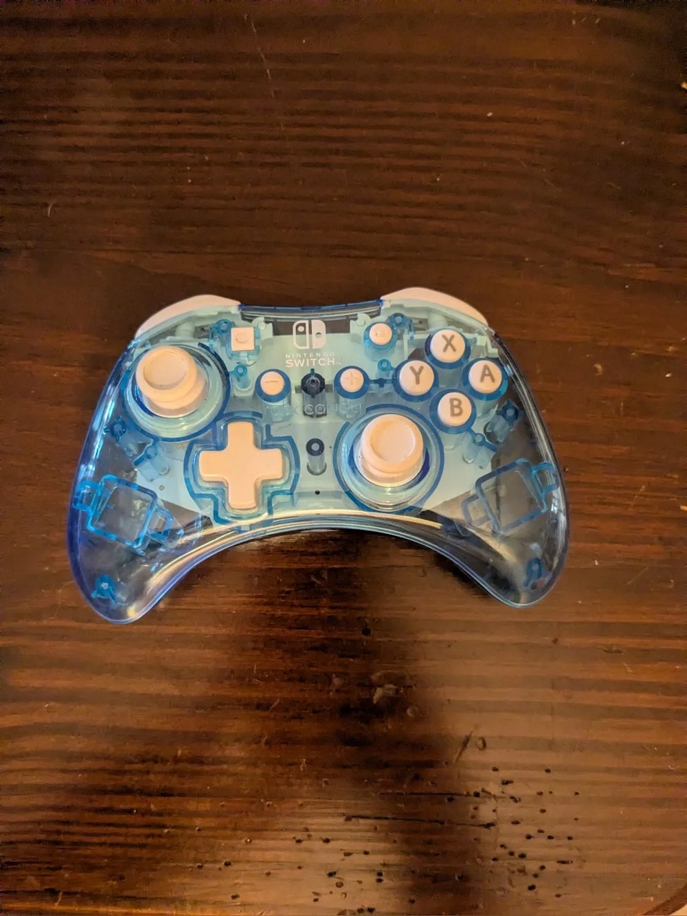 🎮 PDP Rock Candy Blu-merang Nintendo Switch Wired Controller Clear Blue